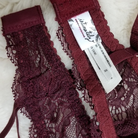 🍒NWOT🍒 FREE PEOPLE CHEEKY LACE BRA 32C - Picture 8 of 8